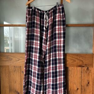 Garage Plaid Pajama Pants - Navy, White & Red